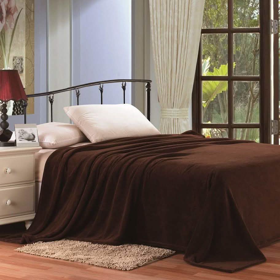 Lightweight and Soft Solid Blankets DailySale