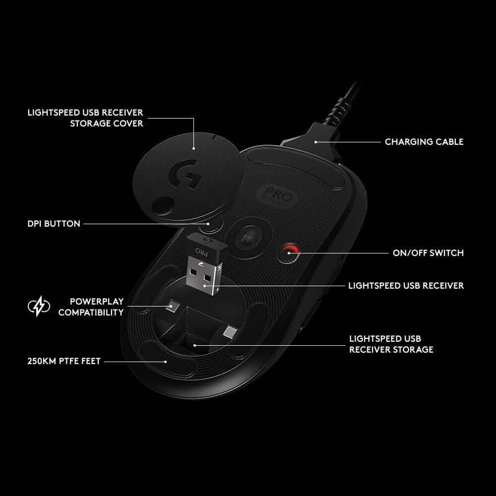 Logitech G Pro Wireless Gaming Mouse with Esports Grade Performance (Refurbished) DailySale