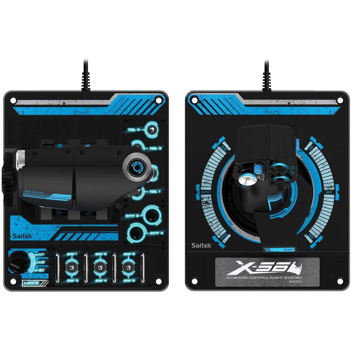 Logitech Gaming G Saitek Pro Flight X56 Rhino HOTAS DailySale
