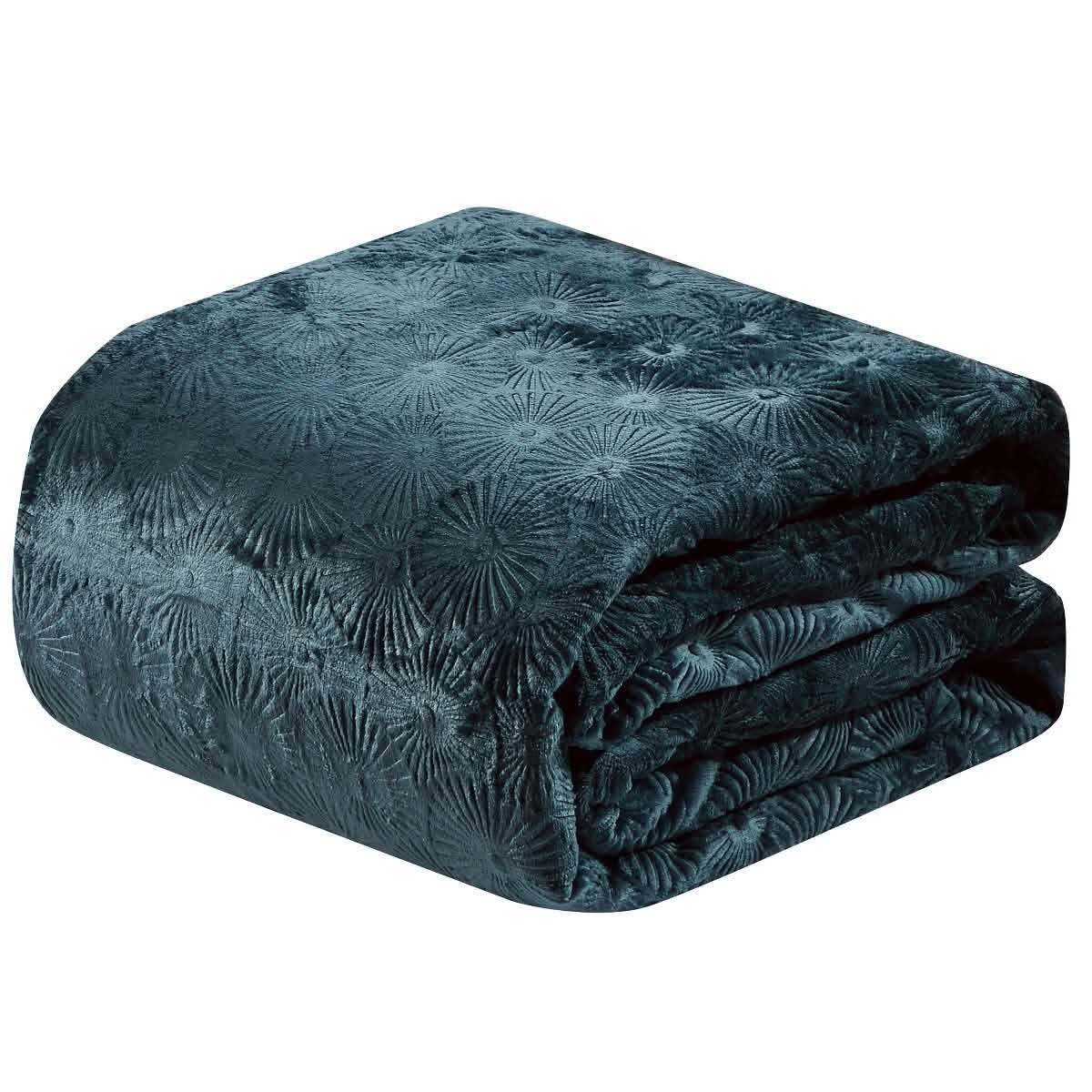 Louvre Embossed Microplush Blanket - Assorted Colors DailySale
