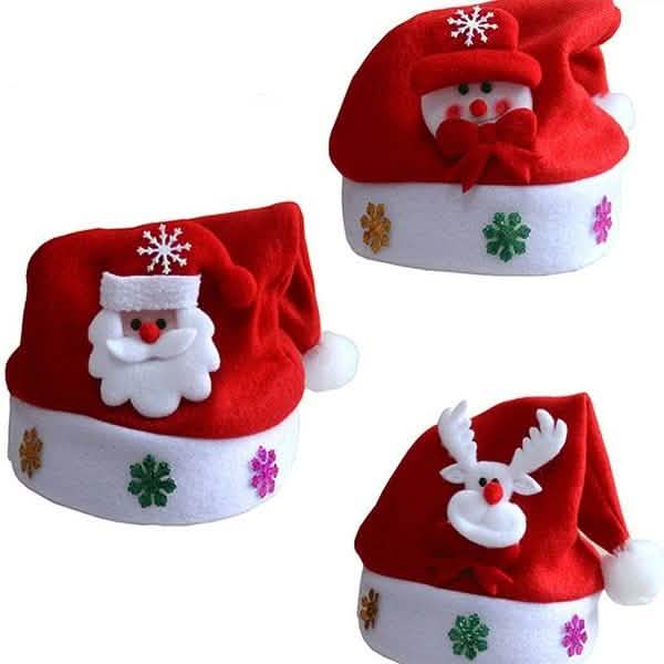 Luminous Christmas Hat Glowing Santa Claus, Snowman, Deer Christmas Hat DailySale