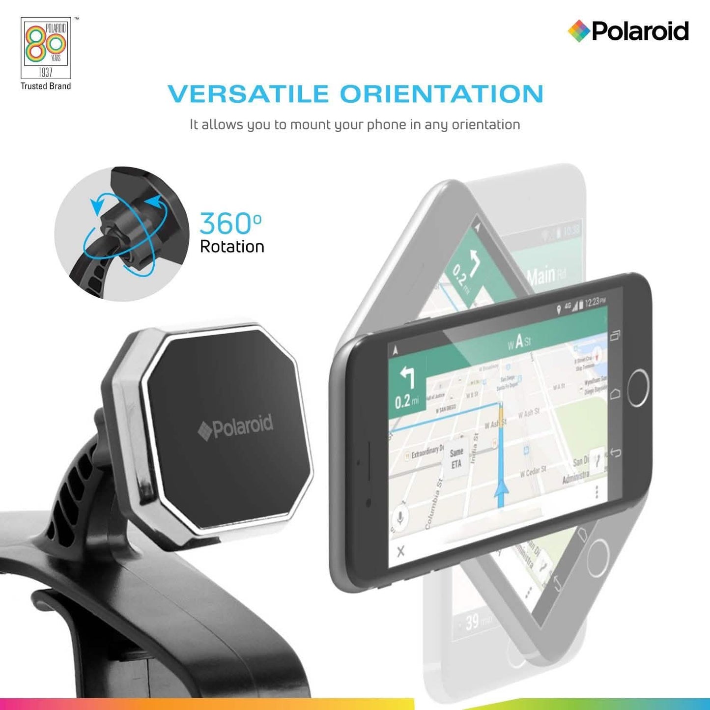 Magnetic Car Phone Holder Full 360 Motion DailySale