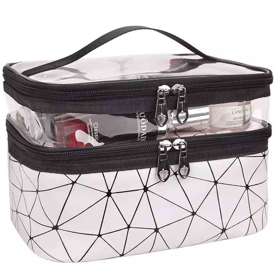 Makeup Bags Double layer Travel Cosmetic Cases DailySale