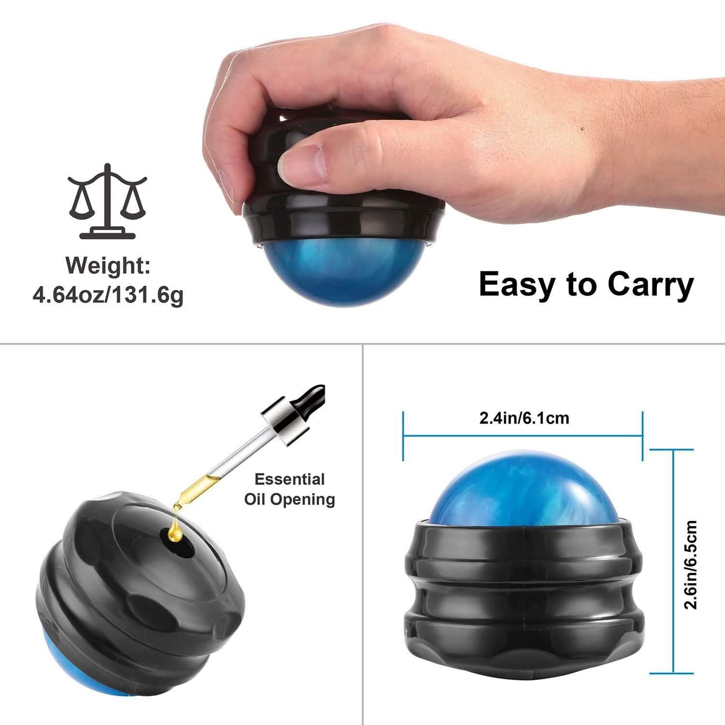 Massage Ball Manual Roller Massager DailySale