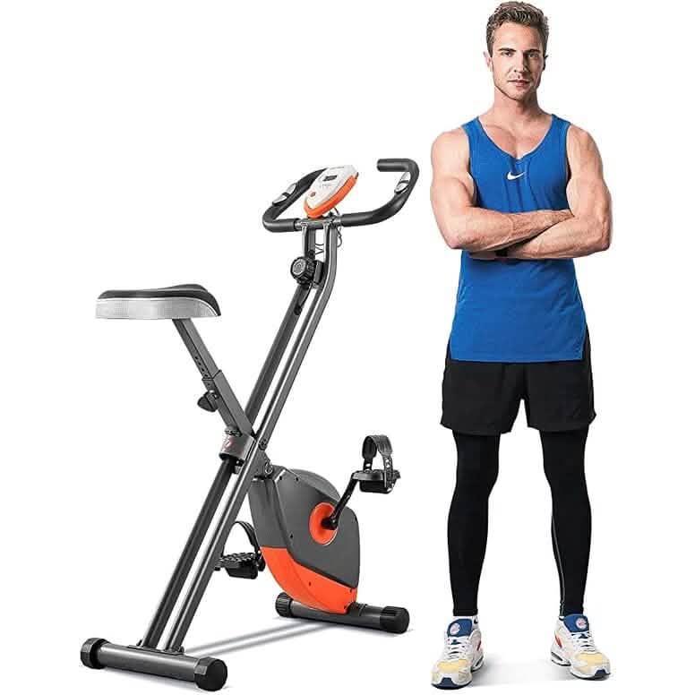 Maxkare MK-4012 Exercise Bike with Arm Resistance Bands DailySale