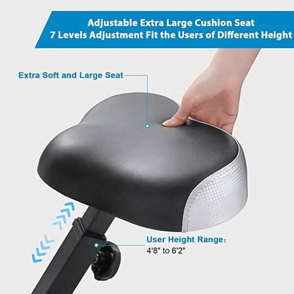 Maxkare MK-4012 Exercise Bike with Arm Resistance Bands DailySale