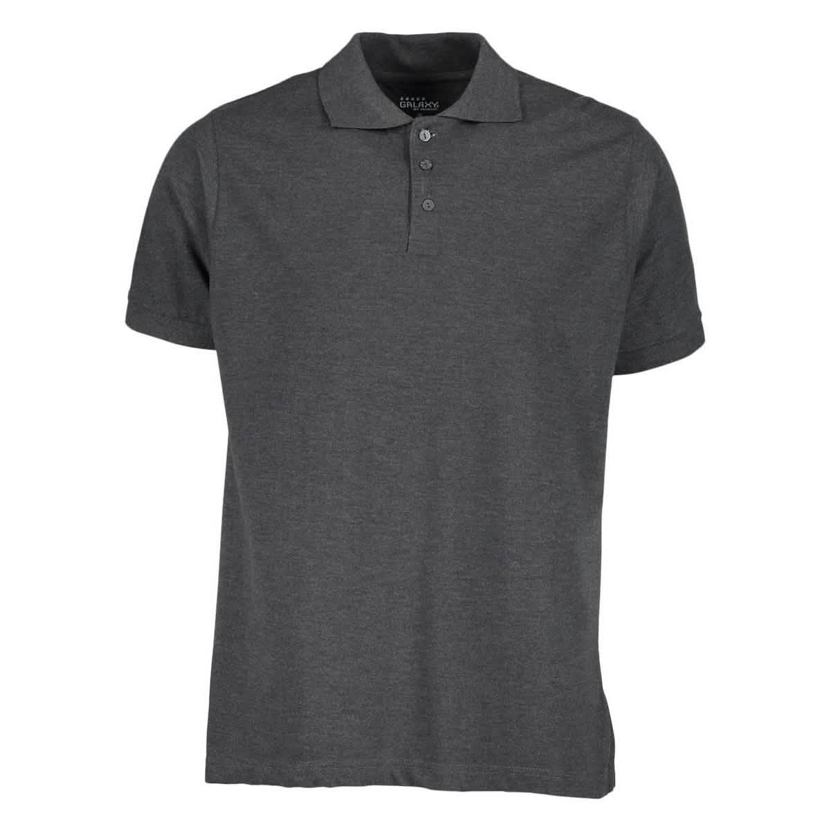 Men's 3-Button Ribbed Short Sleeve Polo DailySale