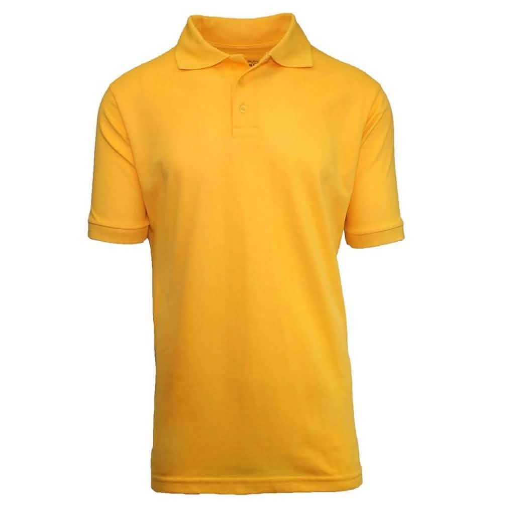 Men's 3-Button Ribbed Short Sleeve Polo DailySale