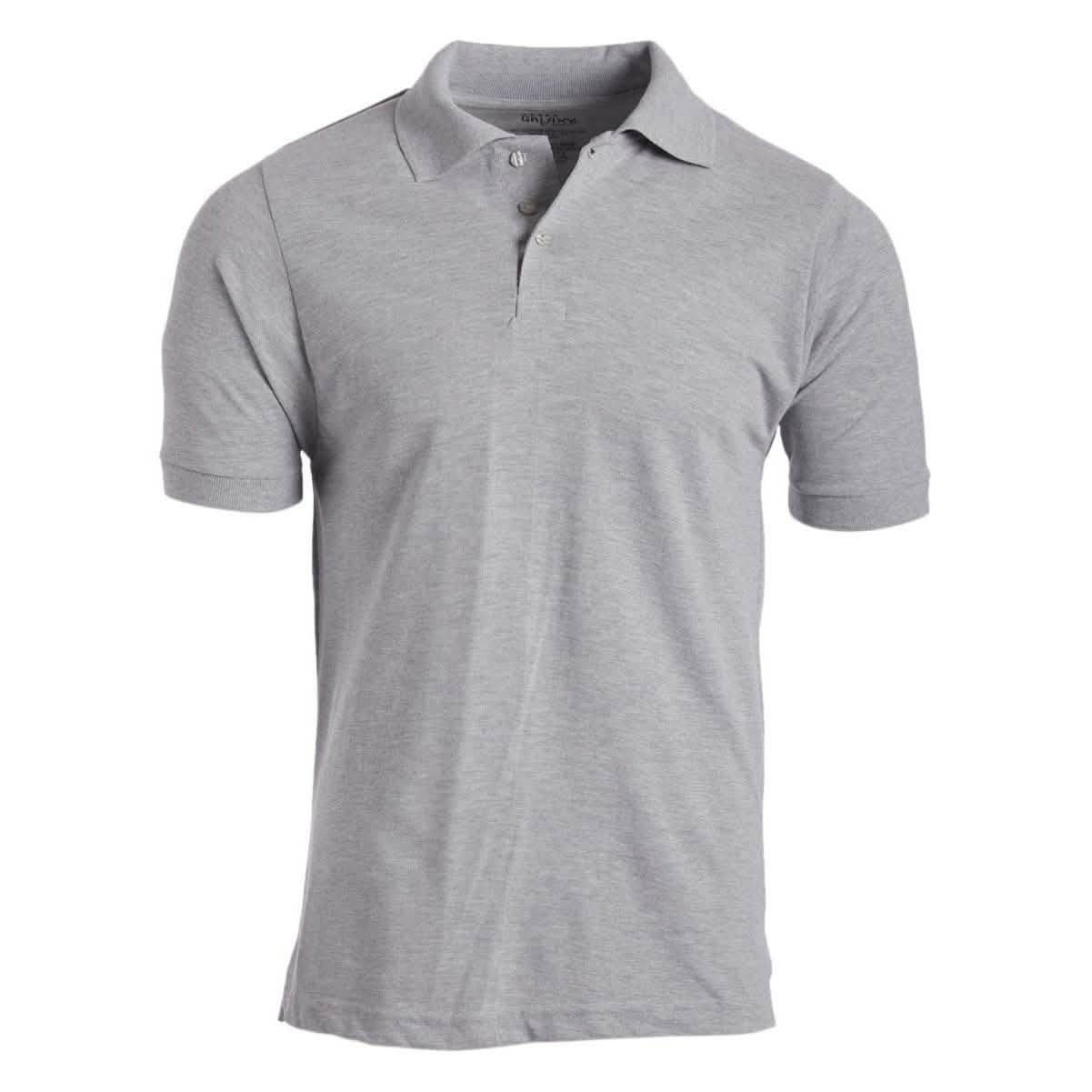 Men's 3-Button Ribbed Short Sleeve Polo DailySale