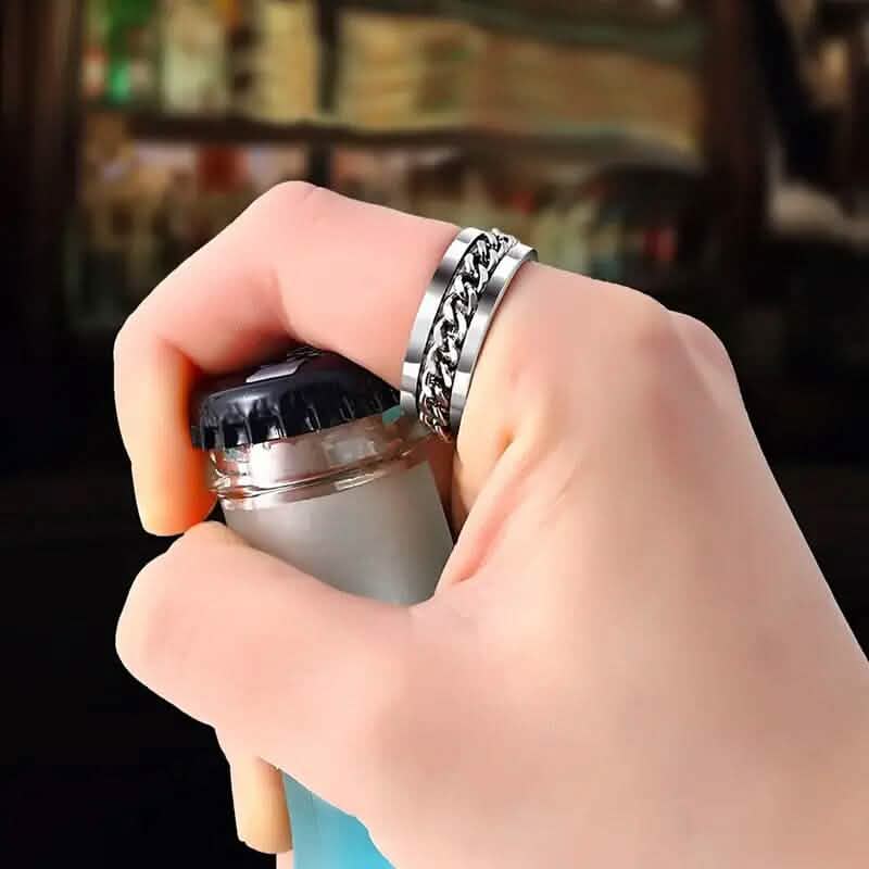Men's 8mm Titanium Steel Ring DailySale