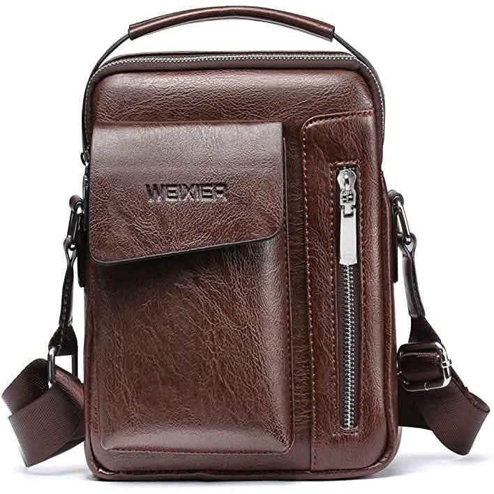 Men's Leather Handbag Small Crossbody Shoulder Bags DailySale