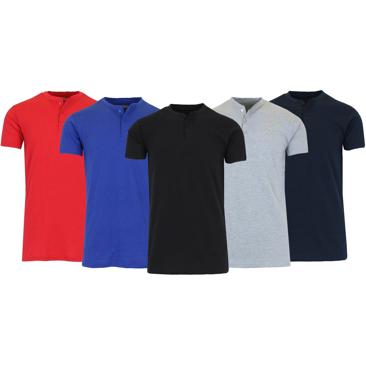 Men's Slim Fitting Short Sleeve Henley Slub Tee DailySale