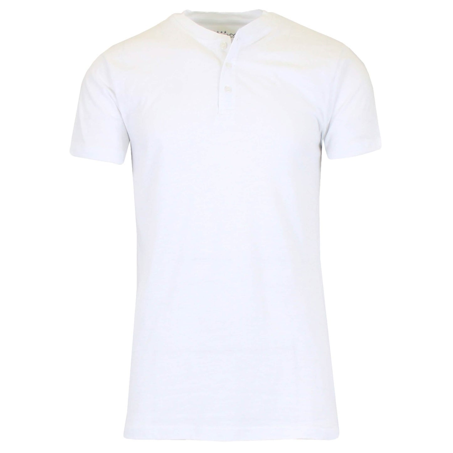 Men's Slim Fitting Short Sleeve Henley Slub Tee DailySale