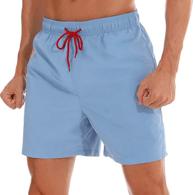 Men's Swim Trunks Quick Dry Beach Shorts with Pockets DailySale