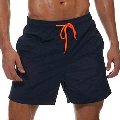 Men's Swim Trunks Quick Dry Beach Shorts with Pockets DailySale