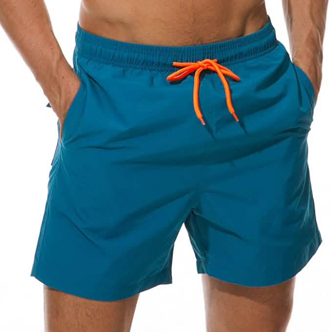 Men's Swim Trunks Quick Dry Beach Shorts with Pockets DailySale