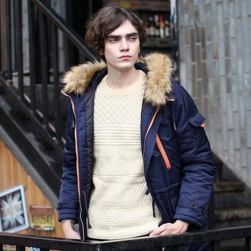 Men's Winter Hooded Down Coat Parkas DailySale