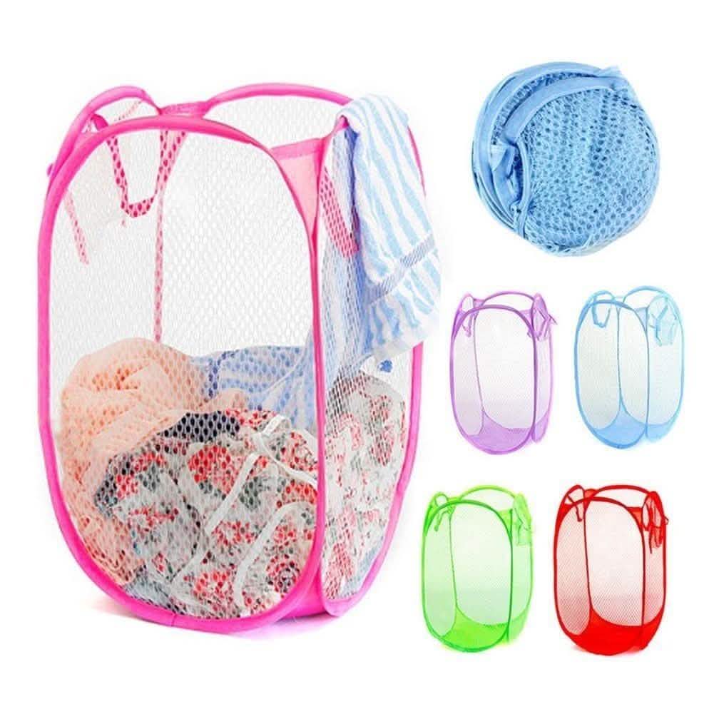 Meshed Up Collapsible Hamper DailySale