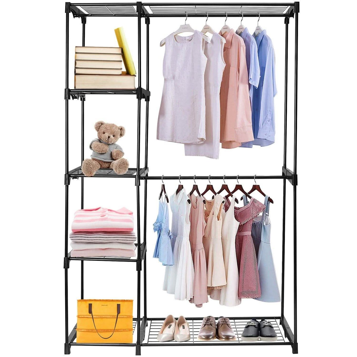 Metal Closet Deluxe Double Rod DailySale