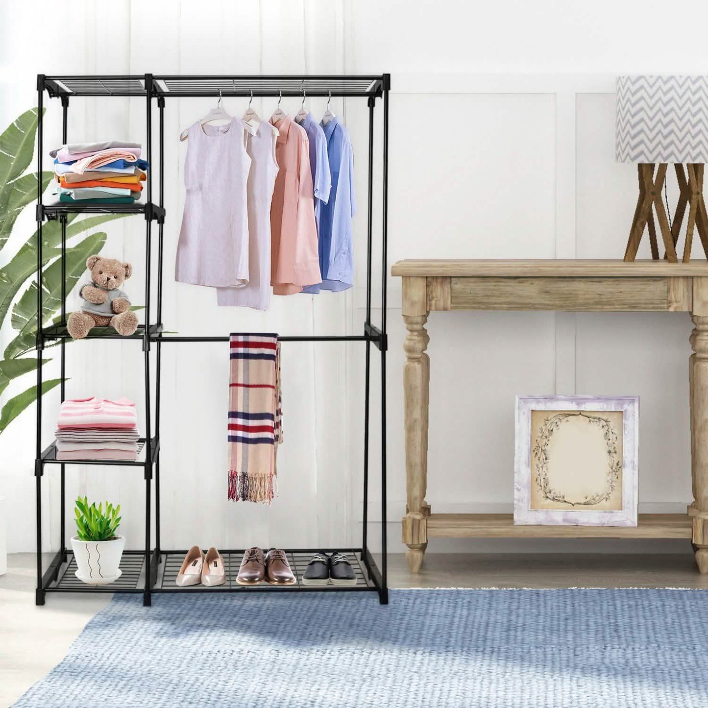 Metal Closet Deluxe Double Rod DailySale