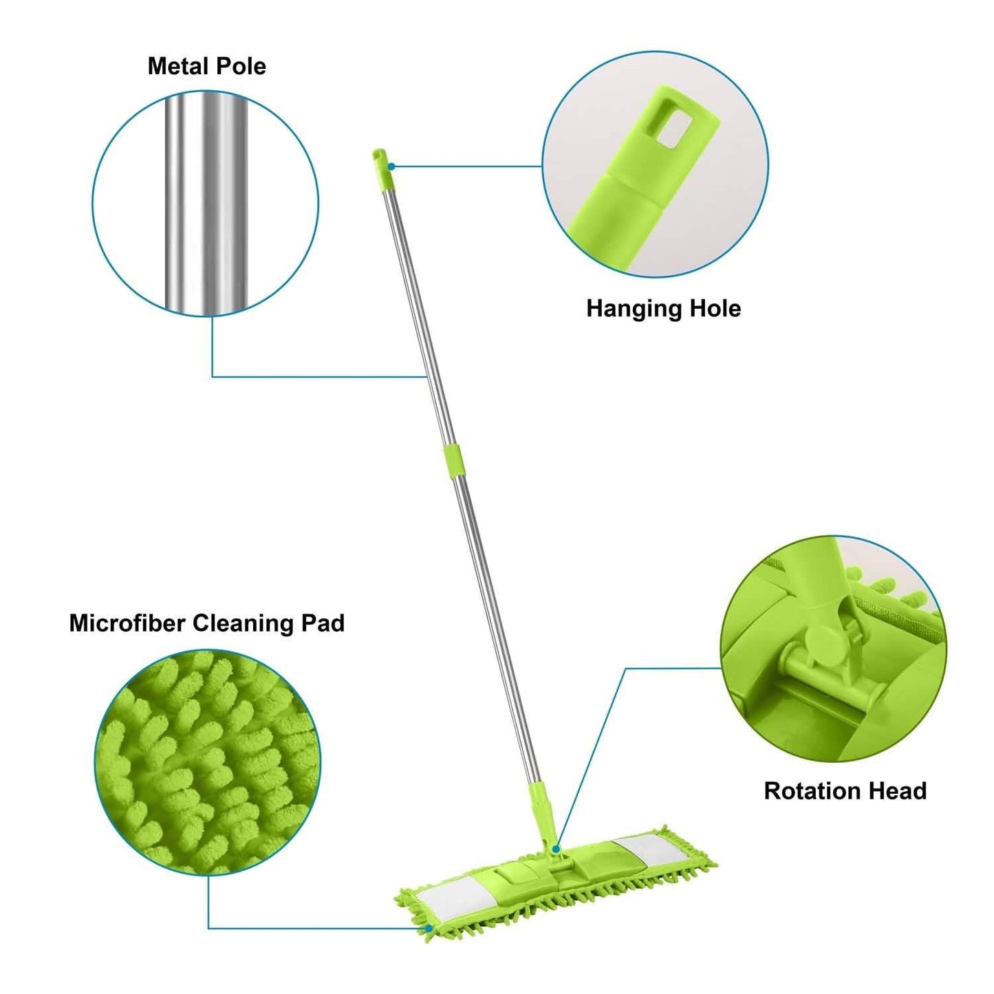 Microfiber 360° Rotatable Floor Mop DailySale