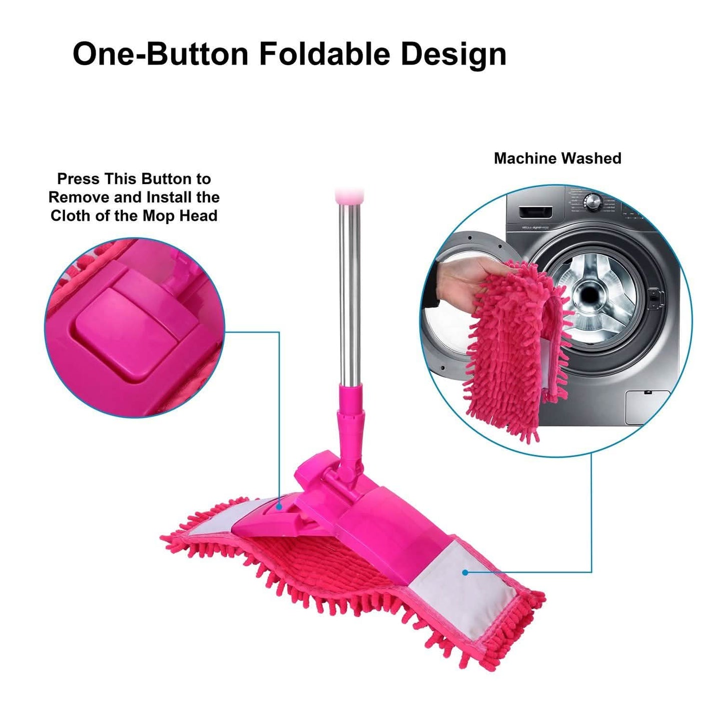 Microfiber 360° Rotatable Floor Mop DailySale