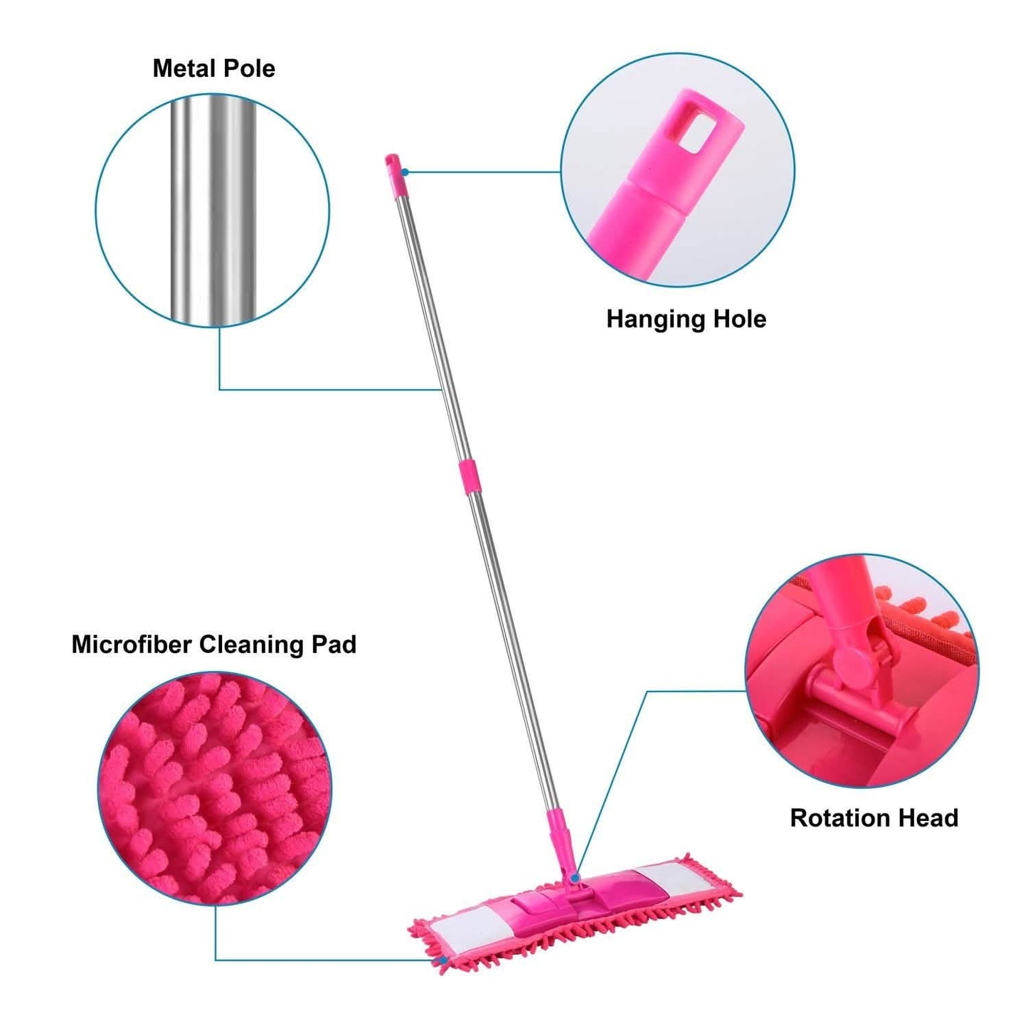 Microfiber 360° Rotatable Floor Mop DailySale