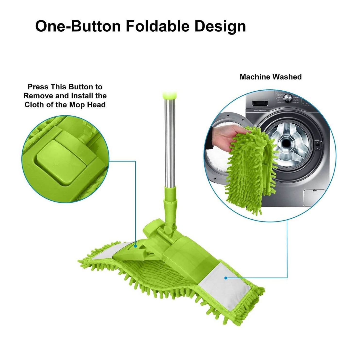 Microfiber 360° Rotatable Floor Mop DailySale