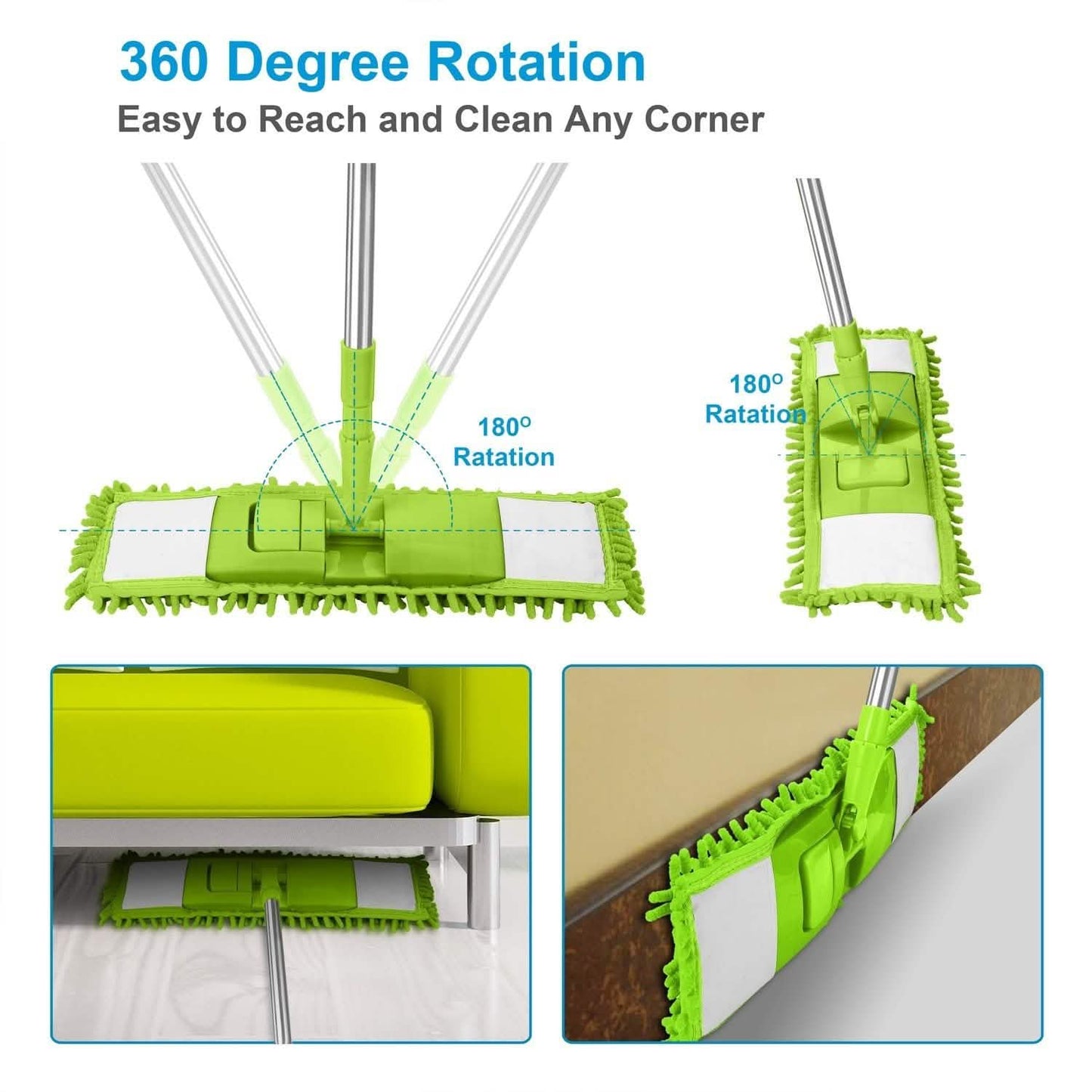 Microfiber 360° Rotatable Floor Mop DailySale