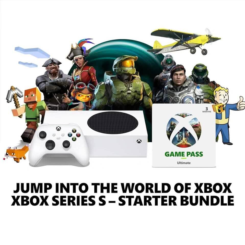 Microsoft Xbox Series S 512GB All-Digital Starter Bundle Console (Refurbished) DailySale