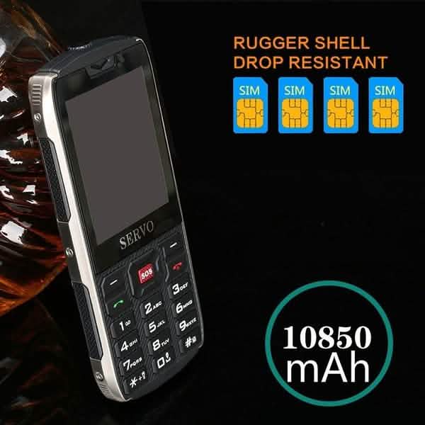 Military Rugged 4 Sim Card High Quality Mobile Cell Phone DailySale