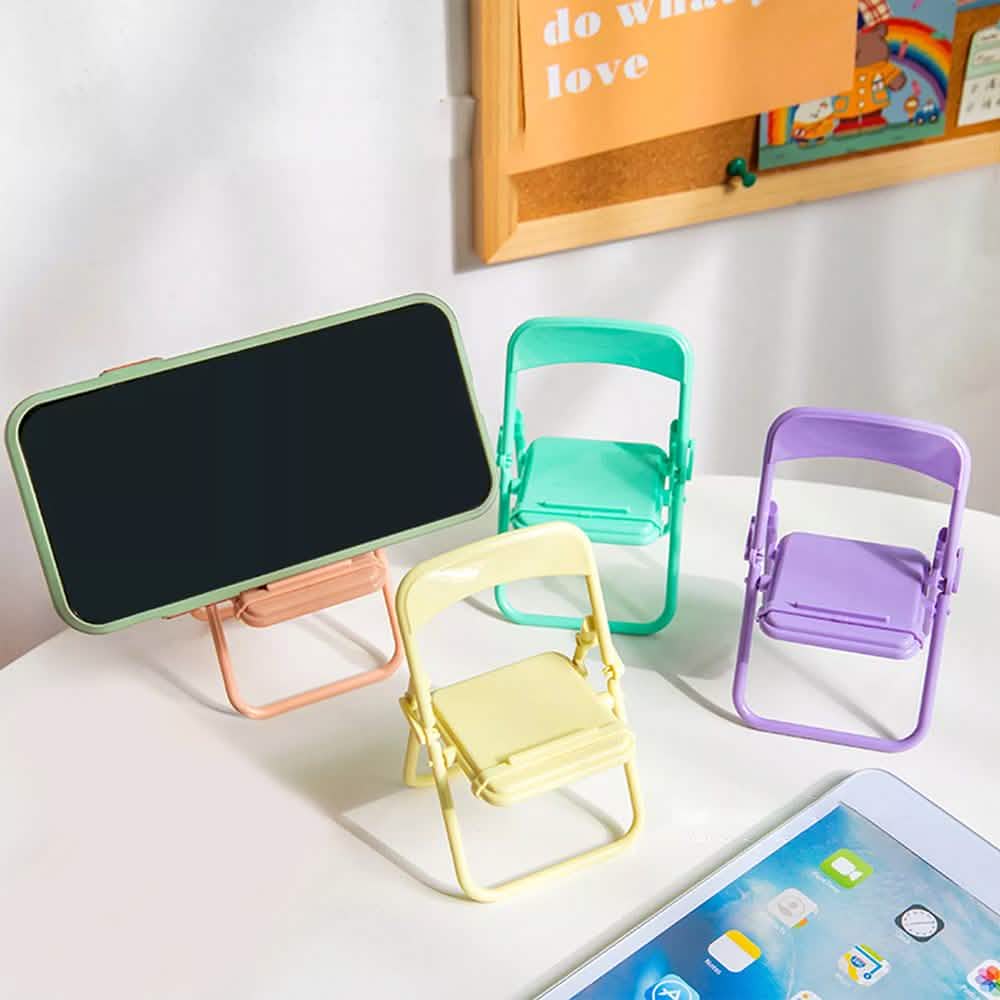 Mini Folding Chair Phone Holder DailySale