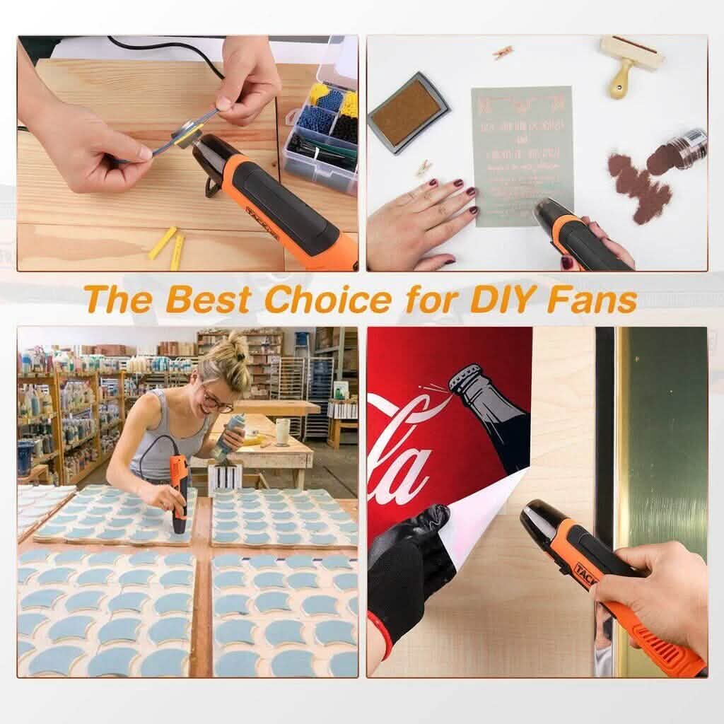 Mini Heat Gun 350W/662°F Hot Air Gun with 6.56Ft Long Cable DailySale
