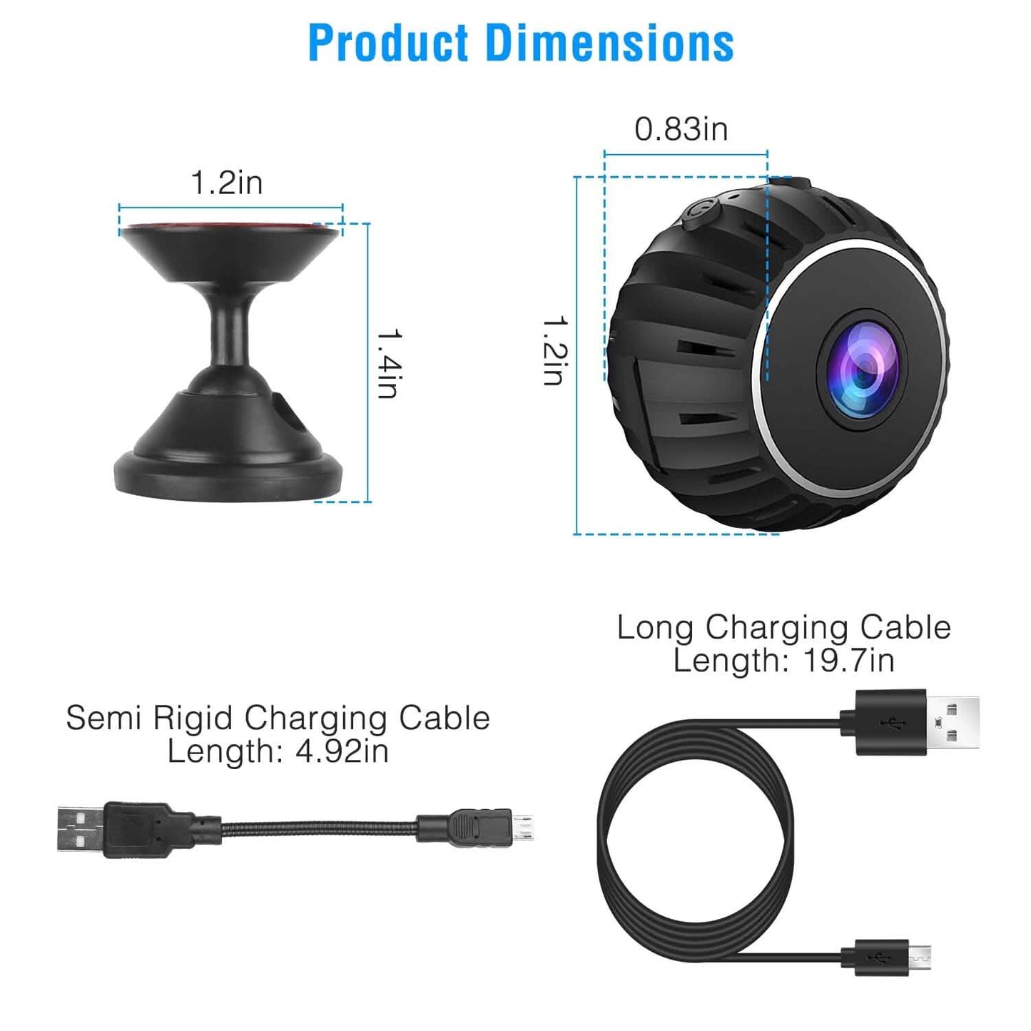 Mini Wireless Camera Wifi IR Night Vision HD 1080P Home Security DailySale