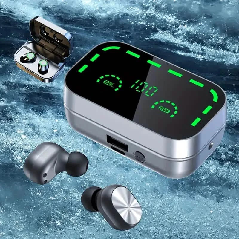 Mini Wireless Earbuds with Digital Display - True Wireless Stereo Earphones DailySale