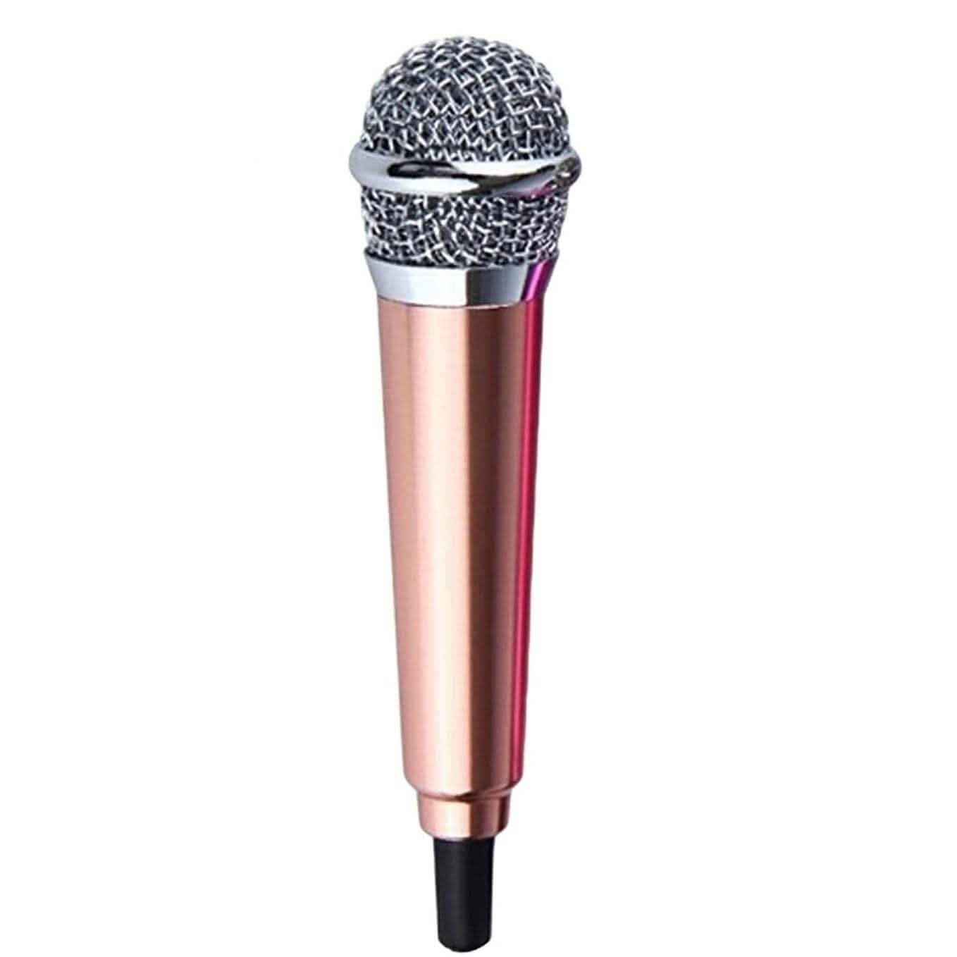 Miniature Metal Microphone for Karaoke with 3.5 mm Universal Cable DailySale