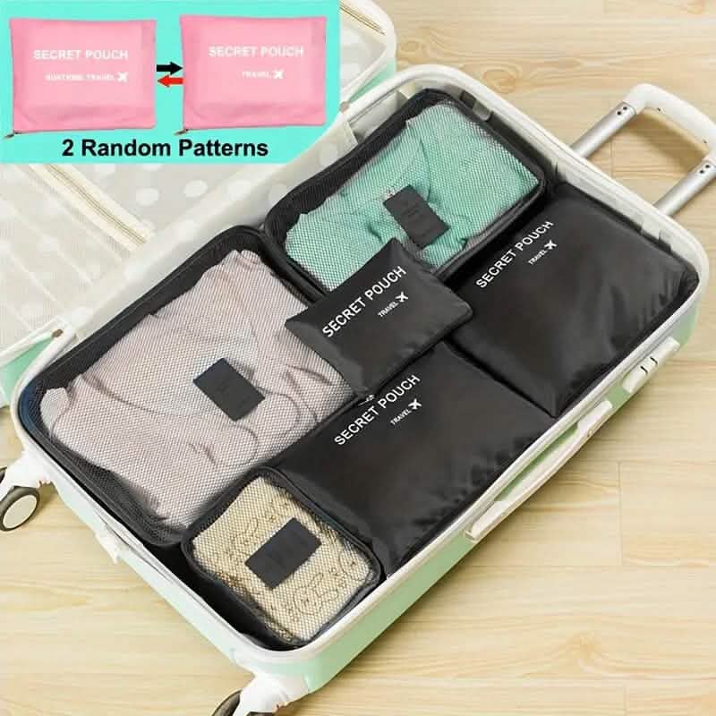 Minimalist Solid Color Versatile Luggage Bag Set DailySale