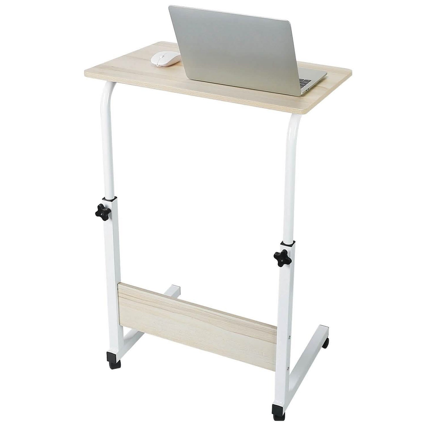 Mobile Laptop Desk Height Adjustable Rolling Wheels DailySale