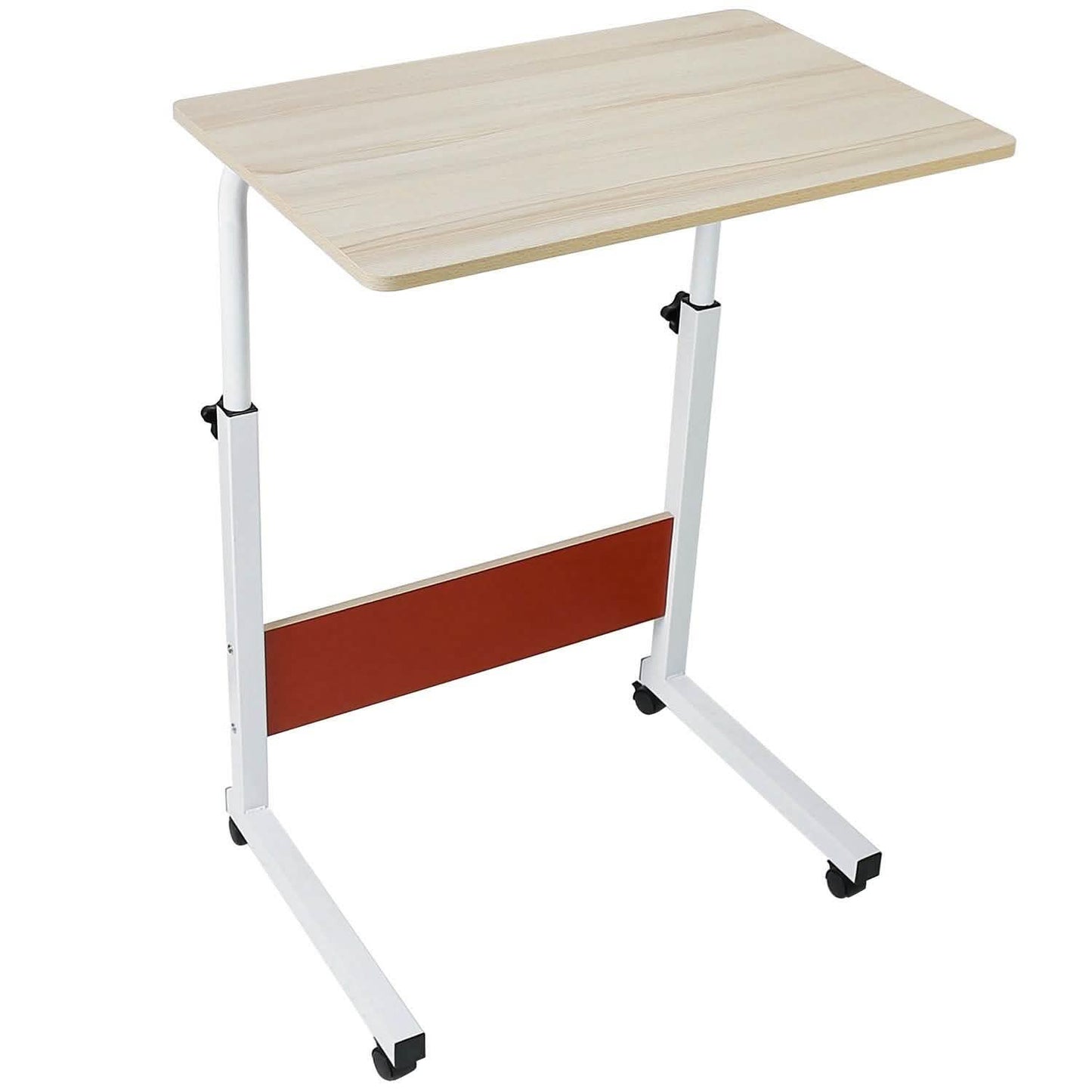 Mobile Laptop Desk Height Adjustable Rolling Wheels DailySale