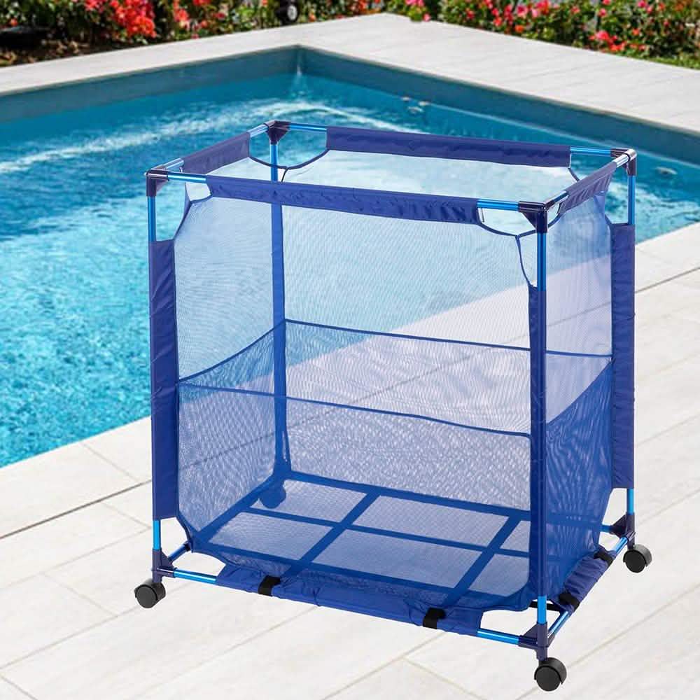 Modern Blue Pool Storage Bin DailySale