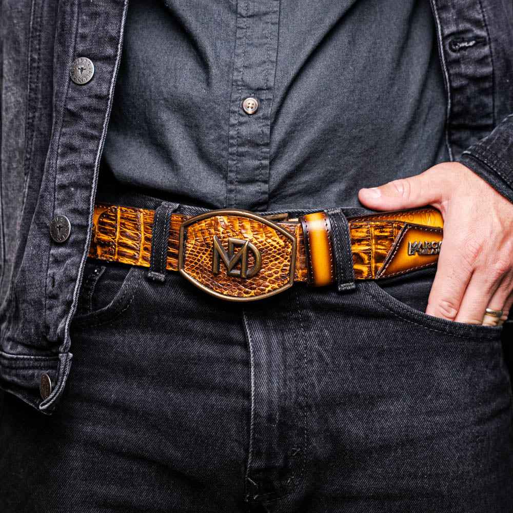 Montana Belt Mustard Brown