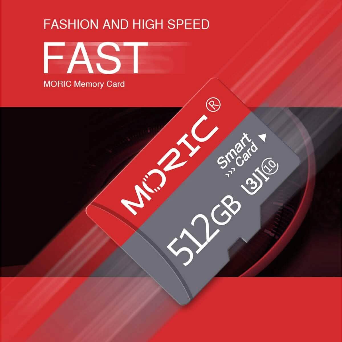 Moric 512GB Micro SD Card Fast Speed MicroSDXC UHS-I Memory Card (Refurbished) DailySale