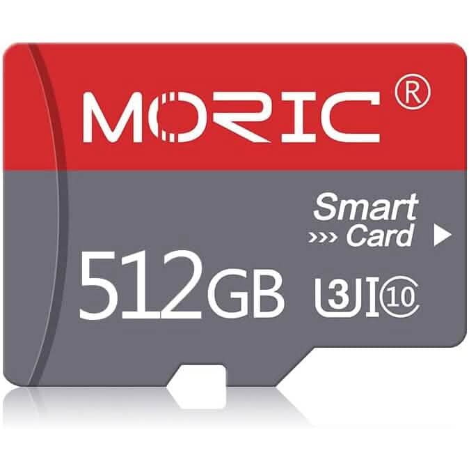Moric 512GB Micro SD Card Fast Speed MicroSDXC UHS-I Memory Card (Refurbished) DailySale
