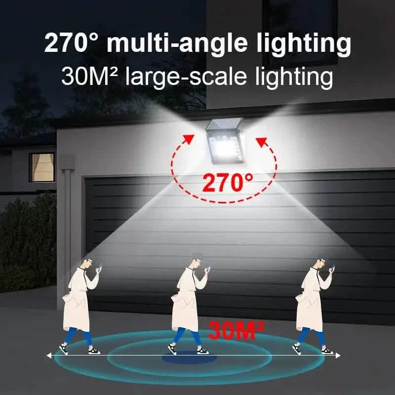 Motion Sensor Solar Street Light - Dusk to Dawn, Energy Efficient LED Lamp DailySale