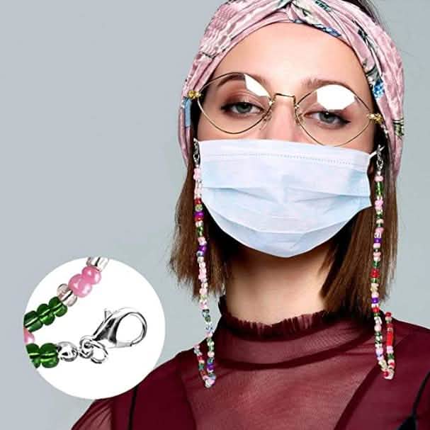 Multi-Color Face Mask Holder Beads Chain DailySale