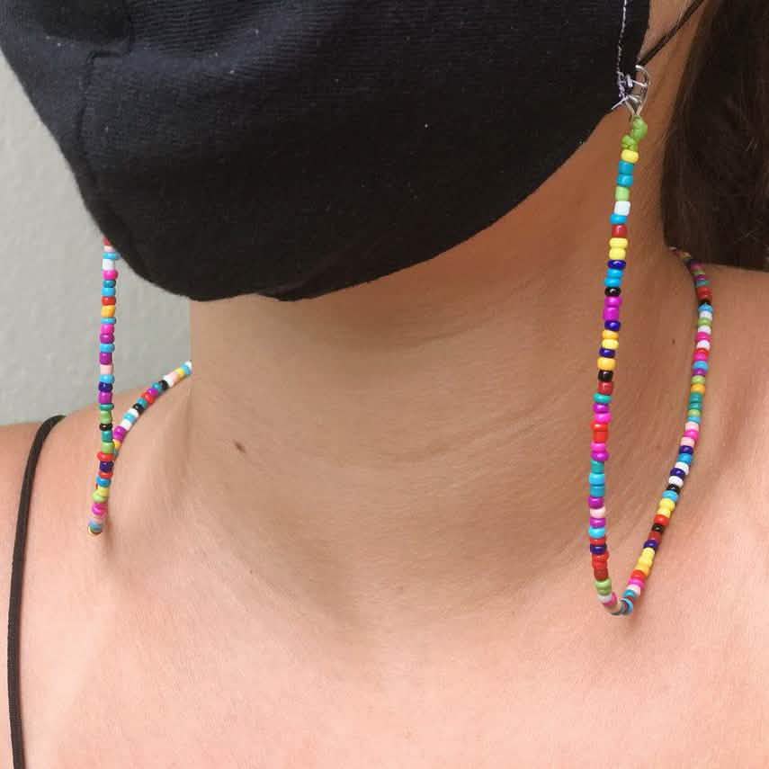 Multi-Color Face Mask Holder Beads Chain DailySale