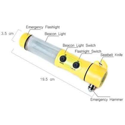 Multi Function 4 in 1 Car Emergency Hammer DailySale