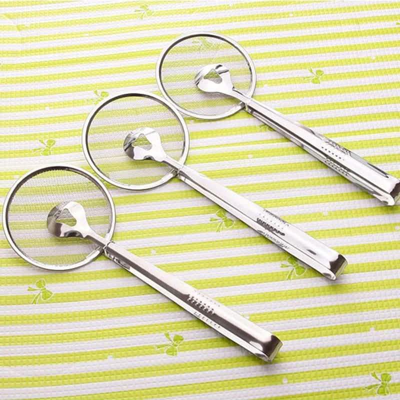 Multi-Functional Stainless Steel Clamp Strainer Filter Spoon DailySale