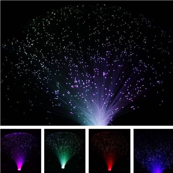 Multicolor LED Fiber Optic Light Lamp DailySale