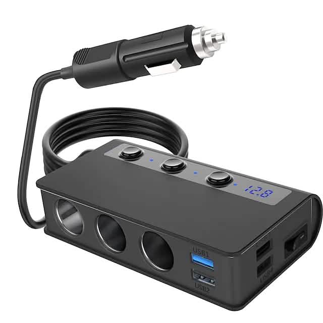 Multifunctional Car Charger Socket DailySale